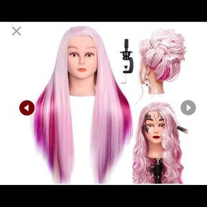 Beauty mannequin head for training purposes